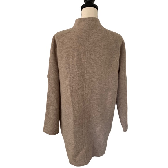 COS zip up wool jacket with zipper and patch pockets  size S - Picture 7 of 9